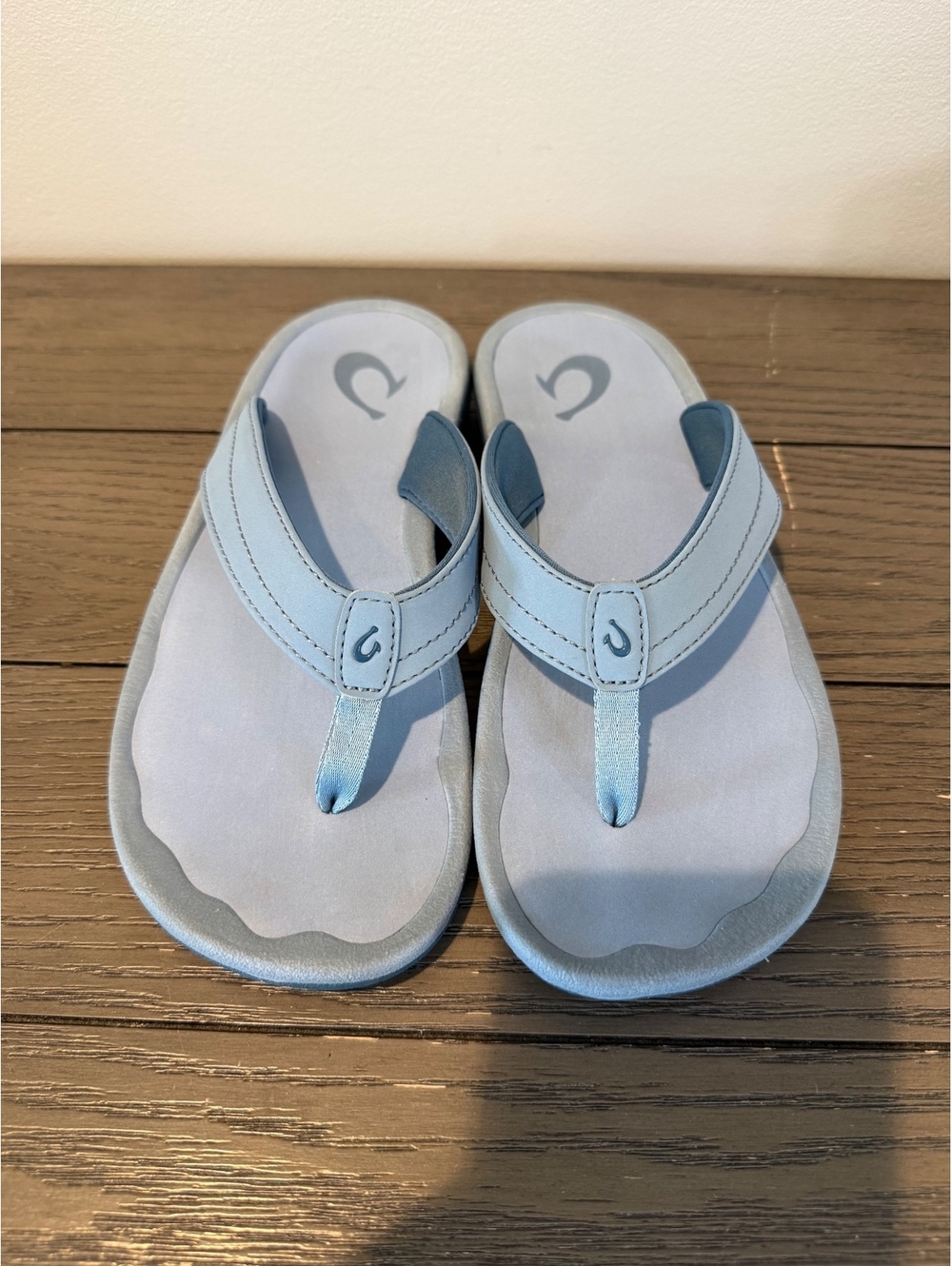 Olukai Ohana Women's Blue Flip Flops Size 7